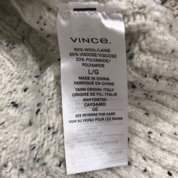 VINCE Cable Knit Sweater - Picture 4 of 7